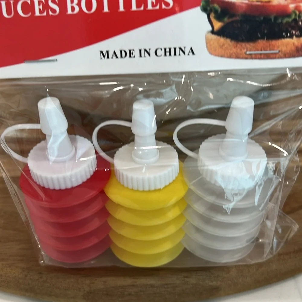 3PKS Mini Souces Bottles.
